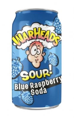 BOISSONS GAZEUSES -  FRAMBOISE BLEU (355 ML) -  WARHEADS