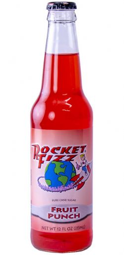 BOISSONS GAZEUSES -  PUNCH AUX FRUITS (355 ML) -  ROCKET FIZZ