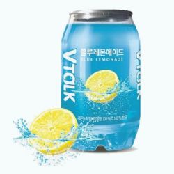 BOISSONS GAZEUSES -  VTALK LIMONADE BLEUE (355 ML)