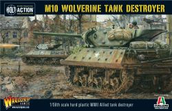 BOLT ACTION -  M10 TANK DESTROYER/WOLVERINE - 1/56 (PLASTIC BOX)