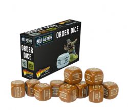 BOLT ACTION -  ORDERS DICE - BROWN (12)