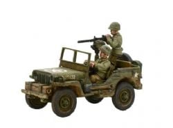 BOLT ACTION -  US ARMY JEEP WITH 30 CAL MMG