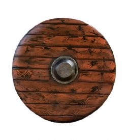 BOUCLIERS -  BOUCLIER DRANG - BOIS (80 CM)