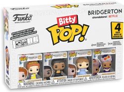 BRIDGERTON -  PAQUET DE 4 MINI FIGURINES POP! - DAPHNE BRIDGERTON, QUEEN CHARLOTTE, PENELOPE FEATHERINGTON, & SIMON BASSET -  BITTY POP!