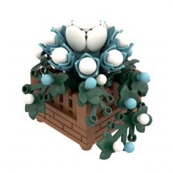 BRIXIES PLUS MINI BLUME -  AZUR BLOSSOM