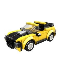 BRIXIES PLUS MINI -  MINI RALLY RACER YELLOW