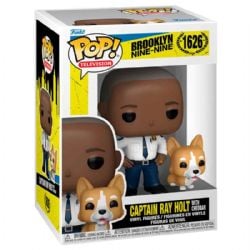 BROOKLYN NINE-NINE -  FIGURINE POP! EN VINYLE DE CAPITAINE RAY HOLT AVEC CHEDDAR (10 CM) 1626