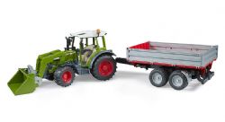 BRUDER -  FENDT VARIO 211 AVEC CHARGEUR ET REMORQUE