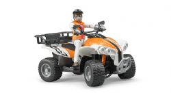 BRUDER -  QUAD AVEC CONDUCTEUR -  BWORLD