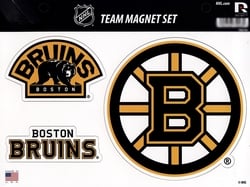 BRUINS DE BOSTON -  ENSEMBLE D'AIMANTS