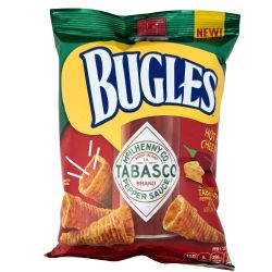 BUGLES -  CHIPS DE MAIS À SAVEUR DE TABASCO ET FROMAGE (80 G)