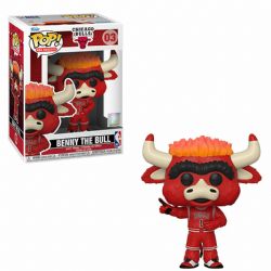 BULLS DE CHICAGO -  FIGURINE POP! EN VINYLE DE BENNY THE BULL (10 CM) 03