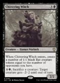 Bloomburrow Commander -  Chittering Witch