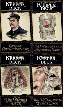 CALL OF CTHULHU -  KEEPER DECKS 2ND EDITION (ANGLAIS)