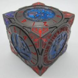 CANA-DICE -  CUBE DE CHAOS - NOIR AVEC ROUGE ET BLEU DANS UNE BOÎTE NOIRE -  DES SPINNER