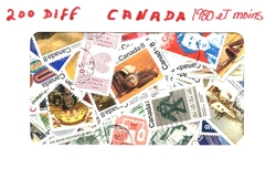 CANADA -  200 DIFFÉRENTS TIMBRES - CANADA - 1980 ET MOINS