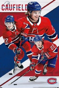 CANADIENS DE MONTRÉAL -  AFFICHE DE COLE CAUFIELD (56 CM X 86.5 CM)