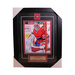 CANADIENS DE MONTRÉAL -  CADRE PHOTO AUTOGRAPHIÉ DE CAREY PRICE (20CM X 25CM) V2