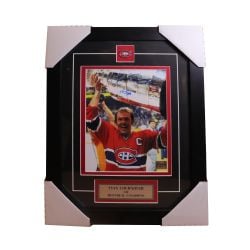 CANADIENS DE MONTRÉAL -  CADRE PHOTO AUTOGRAPHIÉD' YVAN COURNOYER (20CM X 25CM) V2