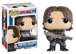 CAPTAIN AMERICA -  FIGURINE POP! EN VINYLE DU SOLDAT DE L'HIVER (10 CM) -  CAPTAIN AMERICA 3 : CIVIL WAR 129