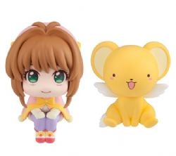 CARD CAPTOR SAKURA -  ENSEMBLE DE FIGURINE DE SAKURA KINOMOTO & KERO-CHAN -  LOOK UP SERIES