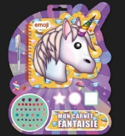 CARNET FANTAISIE -  MON CARNET LICORNE - EMOJI