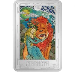 CARTES DE TAROT -  LA FORCE -  PIÈCES DE LA NOUVELLE-ZÉLANDE 2022 09