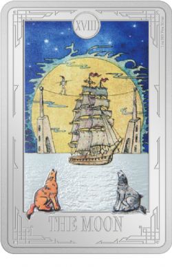 CARTES DE TAROT -  LA LUNE -  PIÈCES DE LA NOUVELLE ZÉLANDE 2024 19