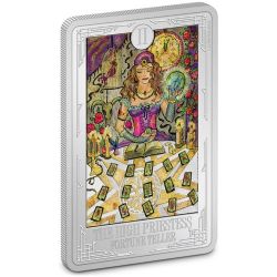 CARTES DE TAROT -  LA PAPESSE -  PIÈCES DE LA NOUVELLE-ZÉLANDE 2021 03