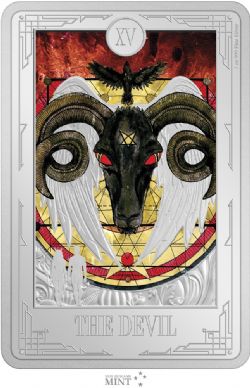 CARTES DE TAROT -  LE DIABLE -  PIÈCES DE LA NOUVELLE ZÉLANDE 2024 16