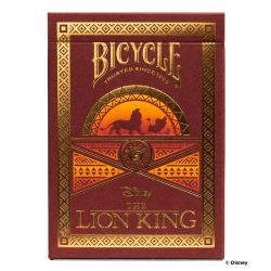 CARTES FORMAT POKER -  BICYCLE - DISNEY LE ROI LION