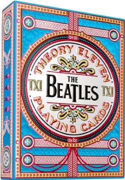 CARTES FORMAT POKER -  LES BEATLES (BLEU) -  THEORY11