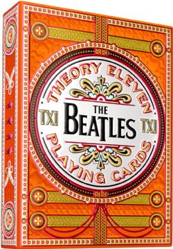 CARTES FORMAT POKER -  LES BEATLES (ORANGE) -  THEORY11