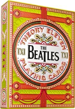 CARTES FORMAT POKER -  LES BEATLES (VERT) -  THEORY11