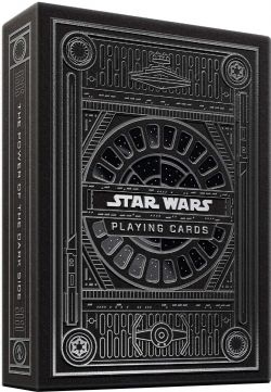 CARTES FORMAT POKER -  STAR WARS: DARK SIDE (GRIS) -  THEORY11