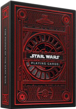 CARTES FORMAT POKER -  STAR WARS: DARK SIDE (ROUGE) -  THEORY11