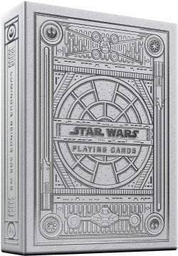 CARTES FORMAT POKER -  STAR WARS: LIGHT SIDE (BLANC) -  THEORY11