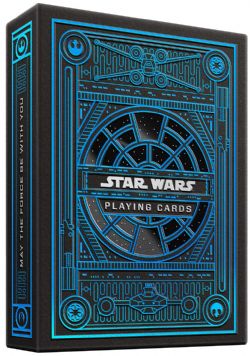 CARTES FORMAT POKER -  STAR WARS: LIGHT SIDE (BLEU) -  THEORY11