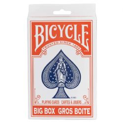 CARTES JUMBO -  BICYCLE - GROSSE BOITE ROUGE