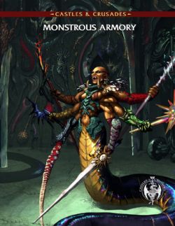CASTLES & CRUSADES -  MONSTRUS ARMORY SOURCEBOOK - HC (ANGLAIS)