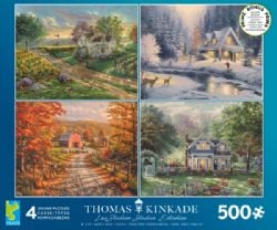 CEACO -  SAISONS (4 X 500 PIÈCES) -  THOMAS KINKADE