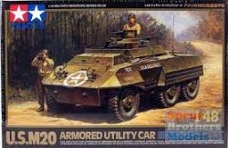 CHAR D'ASSAUT -  U.S.M20 ARMORED UTILITY MILITARY CAR 1/48