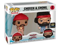 CHEECH & CHONG -  FIGURINE POP! EN VINYLE DE CHONG & CHONG - FAUT TROUVER LE JOINT - ENSEMBLE DE 2 (10 CM)