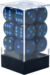 CHESSEX -  ENSEMBLE DÉS 12D6, SPECKLED COBALT -  ENSEMBLE DÉS 12D6 SPECKLED