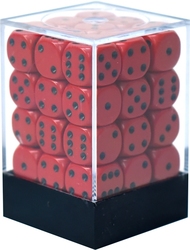 CHESSEX -  ENSEMBLE DÉS 36D6, OPAQUE ROUGE ET NOIR -  ENSEMBLE DÉS 36D6 OPAQUE