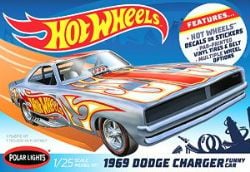 CHEVROLET -  1969 DODGE CHARGER FUNNY CAR HOT WHEELS 1/25
