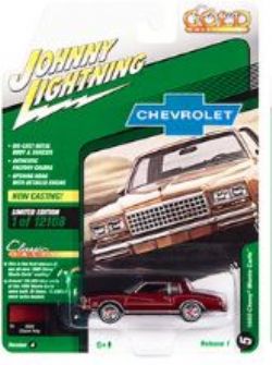 CHEVROLET -  1980 CHEVY MONTE CARLO - ROUGE -  JOHNNY LIGHTNING A