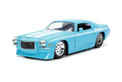 CHEVROLET -  CHEVROLET CAMARO 1971, BLEUE - 1/24 -  BIG TIME MUSCLE