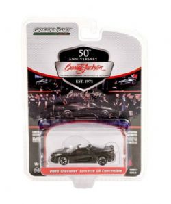 CHEVROLET -  CHEVROLET CORVETTE C8 STINGRAY 2020, NOIRE  - 1/64 -  BARRETT-JACKSON 50TH ANNIVERSARY