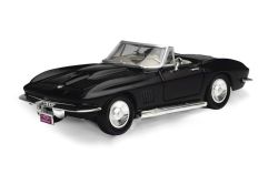 CHEVROLET -  CHEVROLET COVERTTE 1967, NOIRE - 1/24